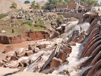neglect remaining portion of bridge falls in bara river neglect remaining portion of bridge falls in bara river