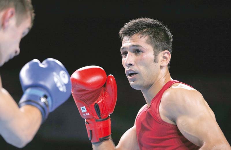 waseem along with three other boxers is training in incheon courtesy of a programme sponsored by the korean government photo file