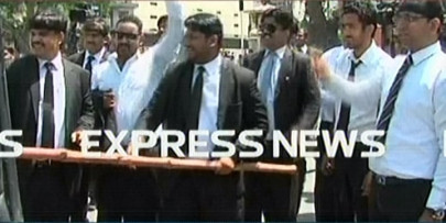 daska killings protesting lawyers attempt to break through punjab assembly