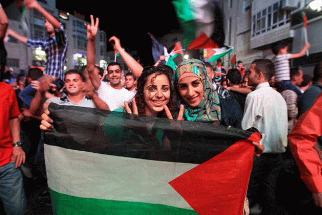 palestinian national football team fans ramallah photo afp palestinian national football team fans ramallah photo afp