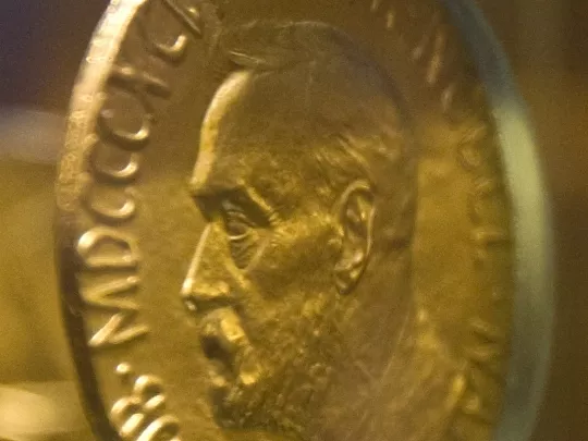 the nobel prize winning medal photo reuters file the nobel prize winning medal photo reuters file