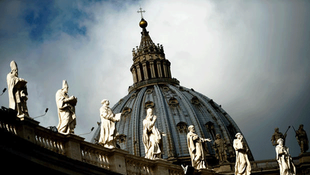 dome of st peter 039 s basilica at the vatican photo afp