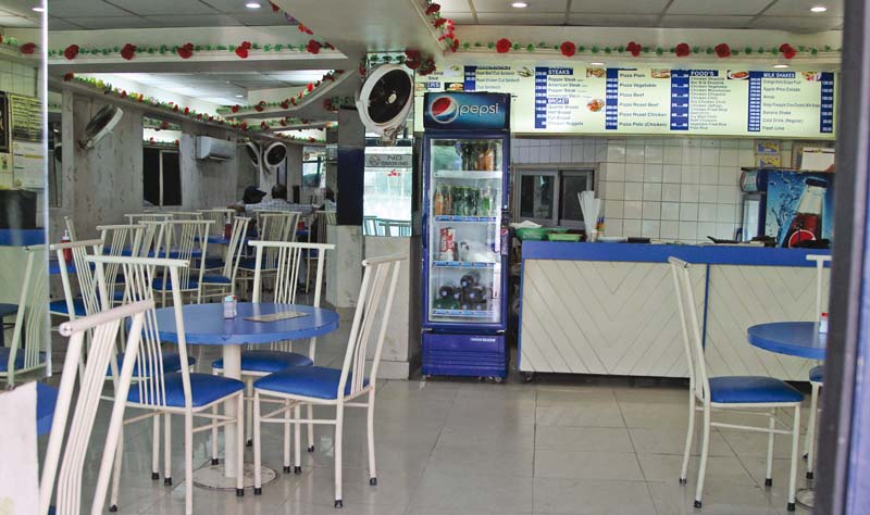 the new owner of chips will use the restaurant 039 s tradition blue and white theme when he launches it at a new location after ramazan photo aysha saleem express