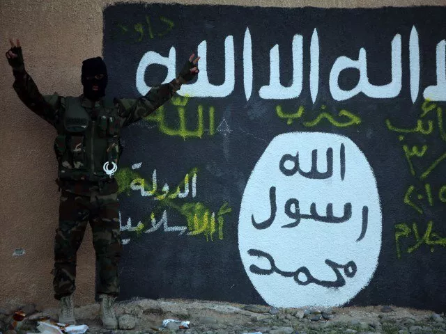 a member of the iraqi pro government forces flashes the v sign for quot victory quot as he stands in front of a mural depicting the islamic state is group 039 s flag on the outskirts of the iraqi town of ad dawr on march 6 2015 photo afp a member of the iraqi pro government forces flashes the v sign for quot victory quot as he stands in front of a mural depicting the islamic state is group 039 s flag on the outskirts of the iraqi town of ad dawr on march 6 2015 photo afp