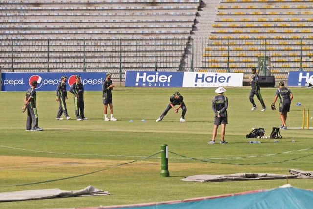although pakistan will remain on ninth despite winning the series against zimbabwe a loss will put a dent in their prospects of qualifying for the champions trophy photo shafiq malik express