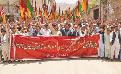 against targeted killings hdp workers stage rally in quetta