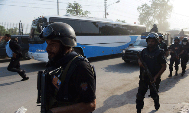 despite rashid 039 s comments lahore police says it was a gas cylinder explosion and not a terrorist act photo afp