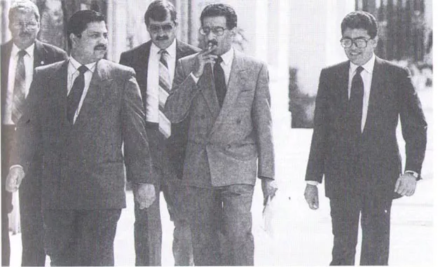 from left to right bcci officials aftab hussain amjad awan and akbar ali bilgrami are seen in this picture photo the infiltrator robert mazur from left to right bcci officials aftab hussain amjad awan and akbar ali bilgrami are seen in this picture photo the infiltrator robert mazur