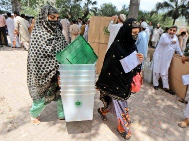 as unofficial results pour in opponents of k p s ruling party question fairness photo muhammad iqbal express