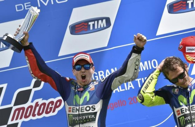 spain s jorge lorenzo won his third successive motogp on sunday photo reuters spain s jorge lorenzo won his third successive motogp on sunday photo reuters