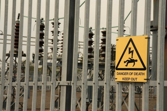 three labourers died of an electric shock on late saturday stock image