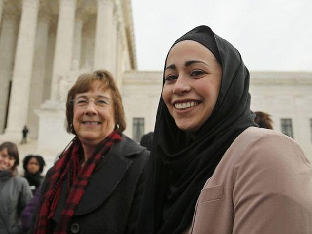 samantha elauf r who was denied a sales job at an abercrombie kids store in tulsa in 2008 stands with u s equal employment opportunity commission eeoc lead attorney barbara seely c at the us supreme court in washington february 25 2015 photo reuters samantha elauf r who was denied a sales job at an abercrombie kids store in tulsa in 2008 stands with u s equal employment opportunity commission eeoc lead attorney barbara seely c at the us supreme court in washington february 25 2015 photo reuters
