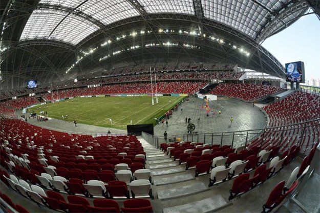 a general view of the national stadium in singapore one of the venues for football at the sea games photo afp