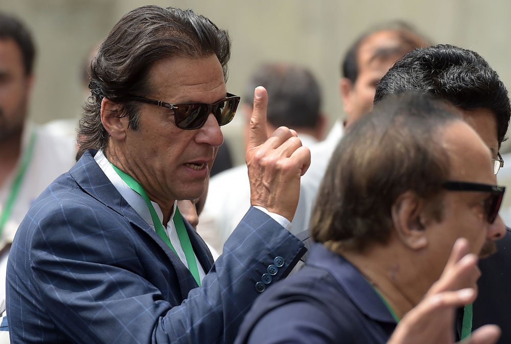 file photo of pti chief imran khan photo afp