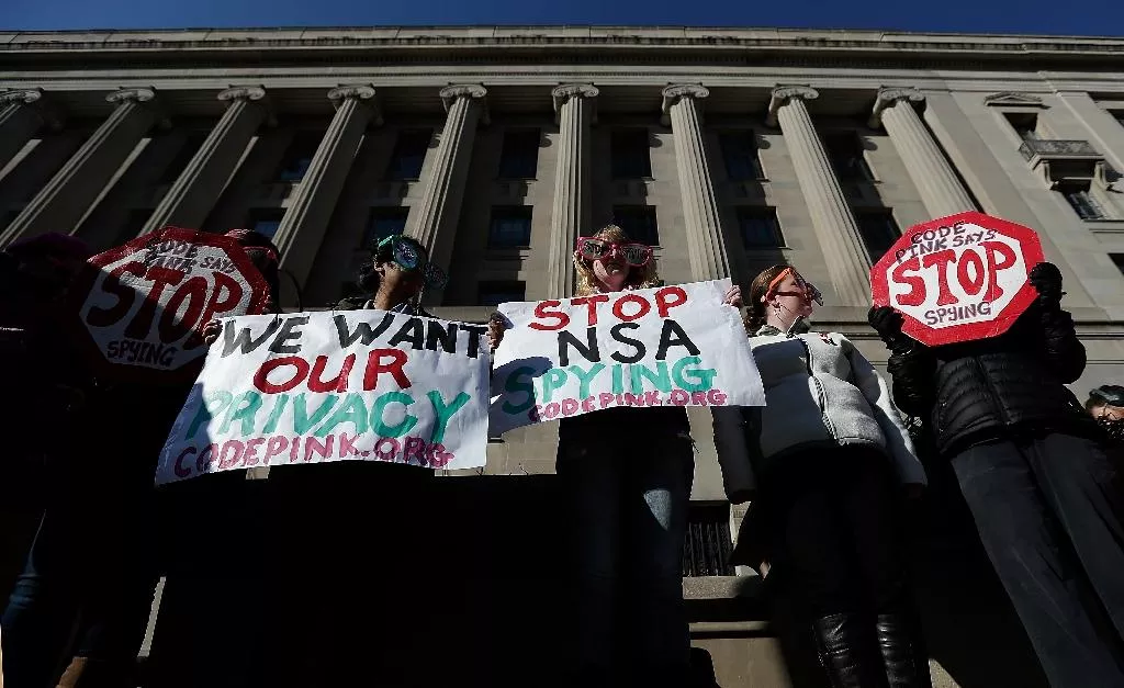 activists protest the surveillance of us citizens by the nsa outside the justice department where president barack obama gave a speech on reforming the nsa january 17 2014 in washington dc photo afp activists protest the surveillance of us citizens by the nsa outside the justice department where president barack obama gave a speech on reforming the nsa january 17 2014 in washington dc photo afp