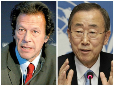 pti chief asks ban ki moon to aid rohingya muslims