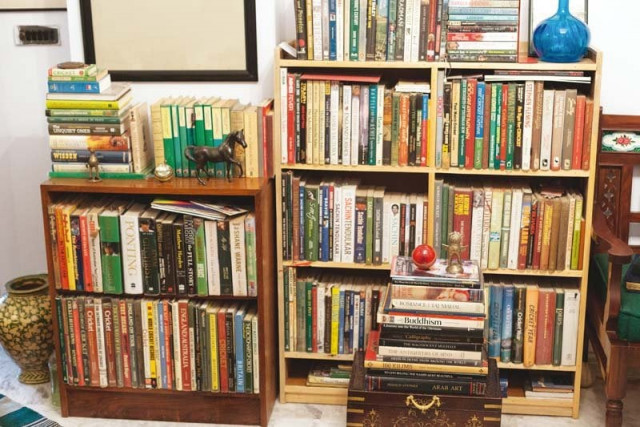 amir maqsood hameedi has a collection of over 2 500 books on cricket photos arif soomro amir maqsood hameedi has a collection of over 2 500 books on cricket photos arif soomro