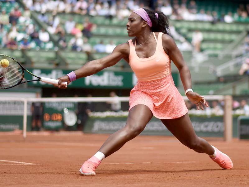 serena who has now won all nine of her meetings with errani was far too powerful for the 2012 french open finalist photo afp