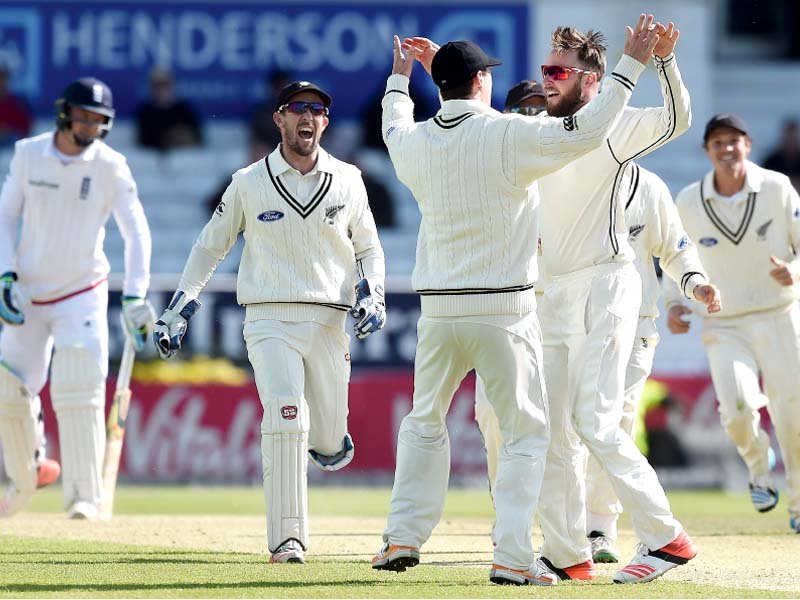 tuesday s win was only new zealand s ninth victory in 101 tests against england photo afp