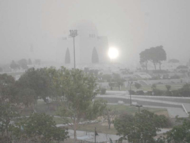 strong winds followed by a dust storm enveloped karachi on wednesday evening photo inp strong winds followed by a dust storm enveloped karachi on wednesday evening photo inp