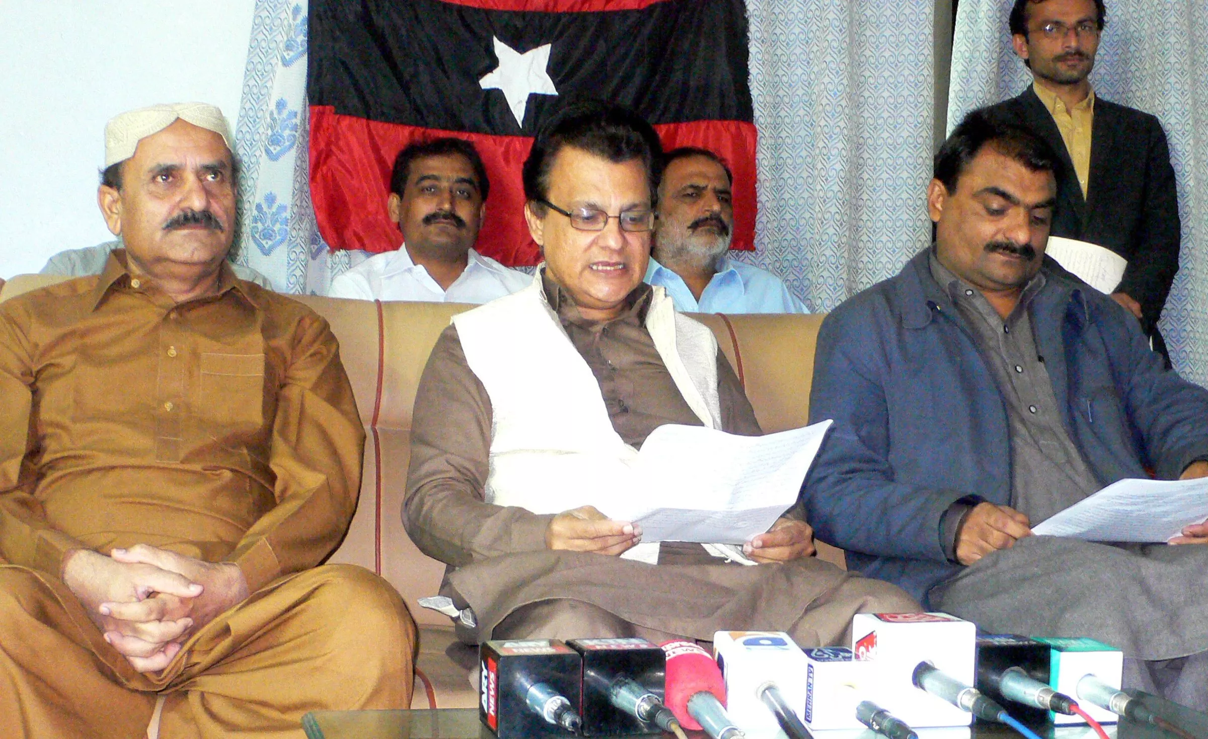 in this file photo qat chief ayaz palijo addresses a press conference photo shahid ali express in this file photo qat chief ayaz palijo addresses a press conference photo shahid ali express