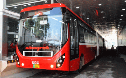lined with gold after paving paradise metro bus takes off