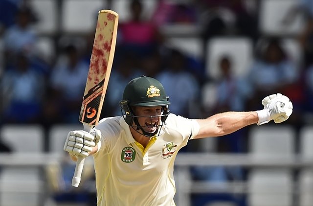 australia 039 s adam voges during play on the second day of the first cricket test match between australia and the west indies june 4 2015 at windsor park stadium in roseau dominica voges became the oldest man to score a century on test debut photo afp