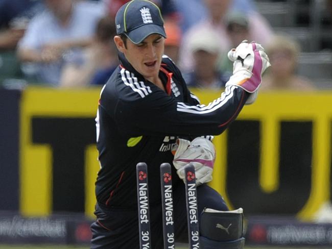 a file photo of england wicketkeeper batsman craig keiswetter photo afp