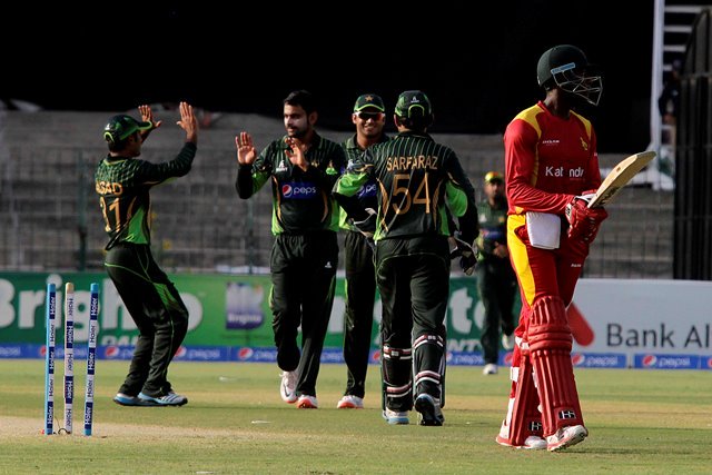 the gaddafi stadium in lahore for example where all the matches of the pakistan  zimbabwe series took place was central to an increased business activity photo shafiq malik express