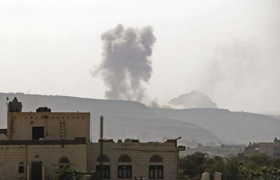 45 dead in saudi led raids on yemen capital