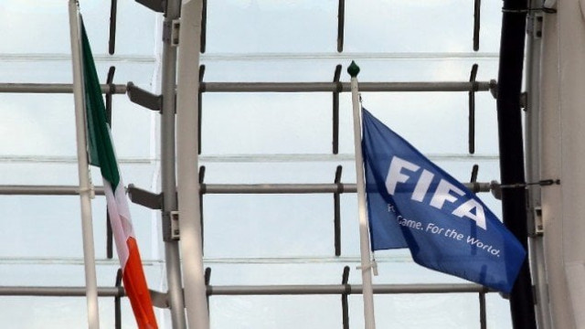 fifa flag at aviva stadium dublin photo afp fifa flag at aviva stadium dublin photo afp