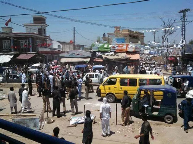 clashes following k p lg polls photo sohail khattak express clashes following k p lg polls photo sohail khattak express