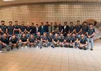 pakistan team picture after landing in the netherland photo phf