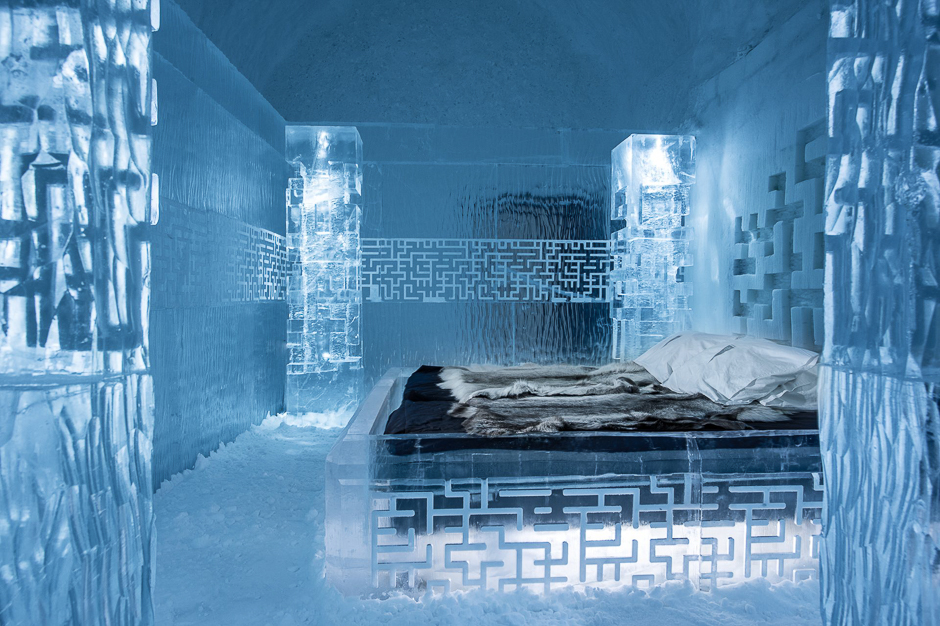 Deluxe suite, Donât Get Lost, by Tommy Alatalo. PHOTO: ASAF KILGER/ICE HOTEL 