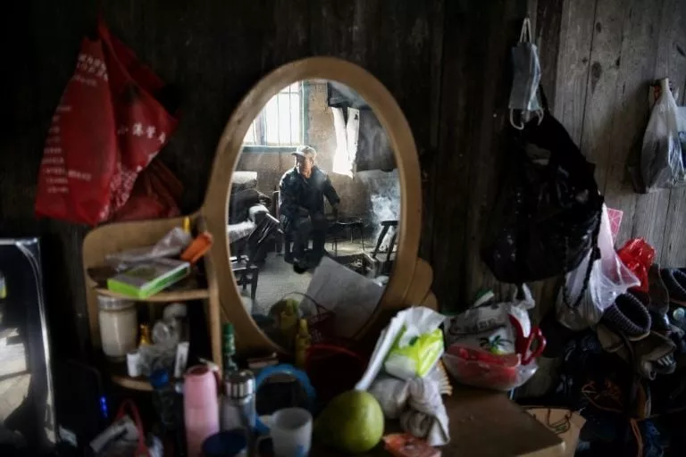 although liu received a grant as a poverty stricken household he says business has been weak afp although liu received a grant as a poverty stricken household he says business has been weak afp