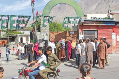 inked in hope electorate elated to vote in gilgit