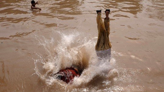 both apparently jumped from the bridge and never resurfaced photo afp file