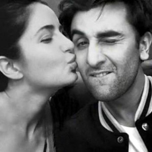 katrina lands kiss on ranbir kapoor katrina lands kiss on ranbir kapoor