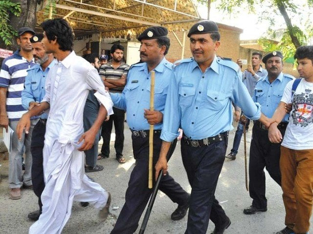 police nabbed ssf associated students from the polyclinic hospital photo waseem nazir express police nabbed ssf associated students from the polyclinic hospital photo waseem nazir express