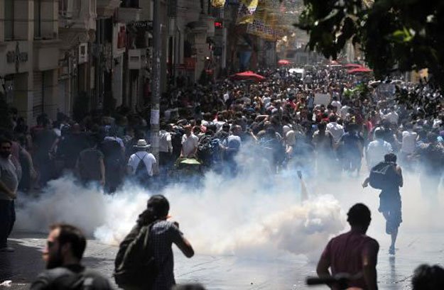 turkish riot police used tear gas to disperse protesters during a 2013 rally against the demolition of taksim gezi park in istanbul photo afp