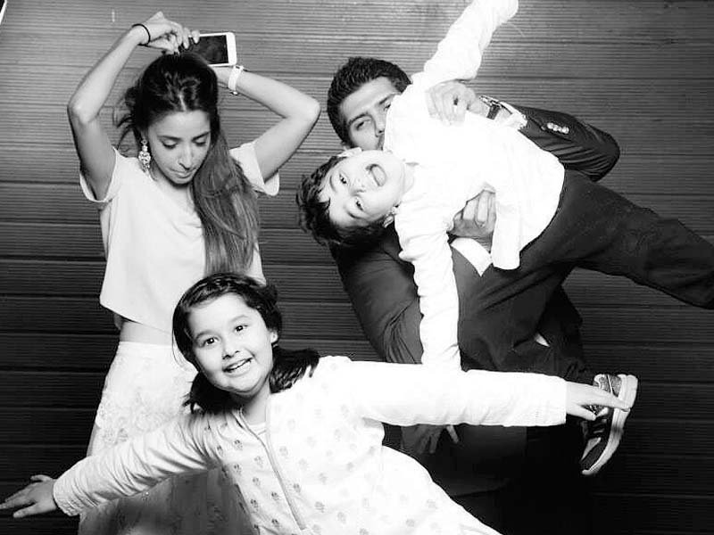with hasan mandviwalla and neice and nephew