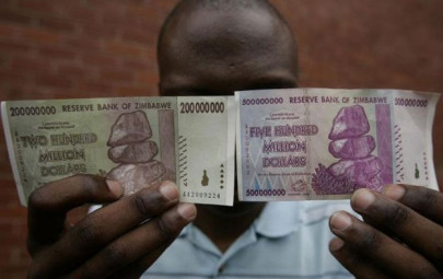 highest exchange rate zimbabweans to get just 5 for 175 quadrillion local dollars