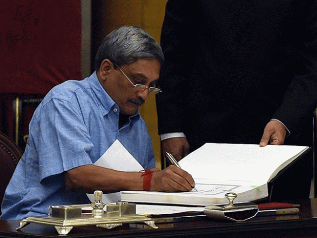 defence minister saying those who fear india s new posture have already started reacting photo afp defence minister saying those who fear india s new posture have already started reacting photo afp