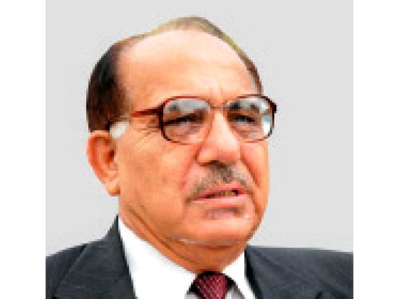 ex senator zafar ali shah photo file