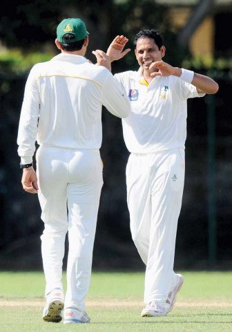 the match may have little significance but it was heartening for the team officials to see the bowlers perform photo afp the match may have little significance but it was heartening for the team officials to see the bowlers perform photo afp