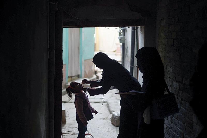 there can be no let up in the struggle for herd immunity and not only from polio but other non communicable diseases as well photo afp