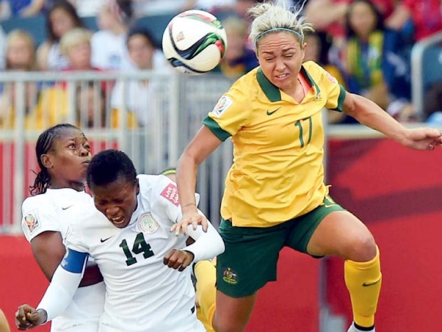 after a 3 1 loss to usa in their group opener the matildas delivered a badly needed win with simon scoring in each half photo afp after a 3 1 loss to usa in their group opener the matildas delivered a badly needed win with simon scoring in each half photo afp