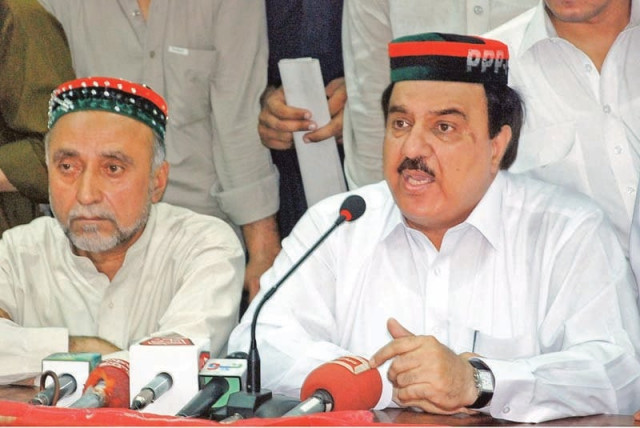 ppp leader syed zahir ali shah speaks to the media photo ppi ppp leader syed zahir ali shah speaks to the media photo ppi