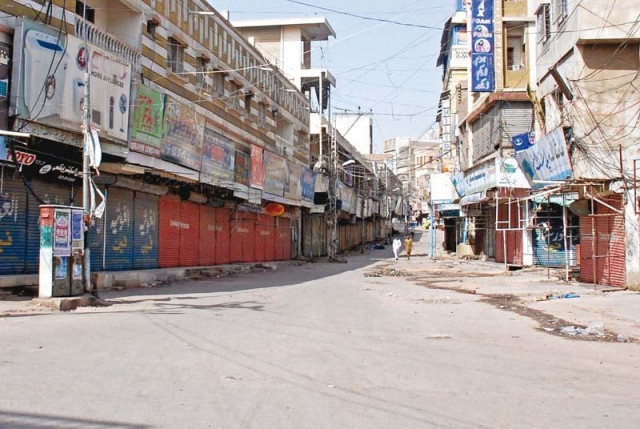 a busy shopping centre of hyderabad at chotki gitti is shut during mqm strike markets usually close on fridays in hyderabad photo express shahid ali a busy shopping centre of hyderabad at chotki gitti is shut during mqm strike markets usually close on fridays in hyderabad photo express shahid ali