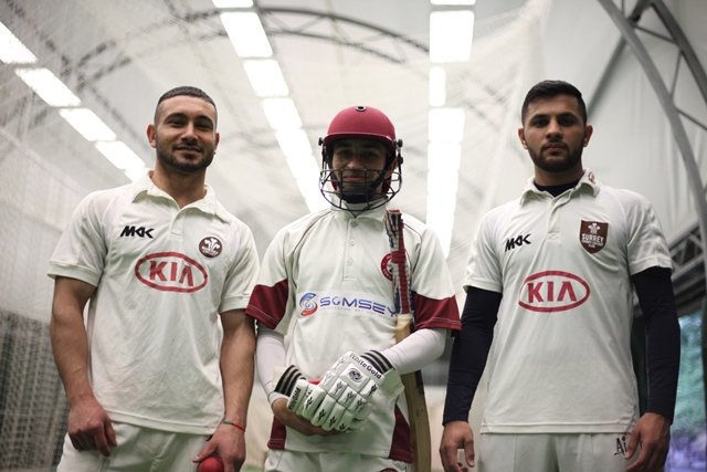 l r arman 21 mati 22 and haroon 18 pose for a portrait at the cricket nets at the ground used by the refugee cricket project rcp in south london june 10 2015 arman and haroon came to britain from afghanistan when they were children seeking asylum rcp brings young refugees together and offers guidance with asylum applications june 20 is marked as world refugee day photo reuters